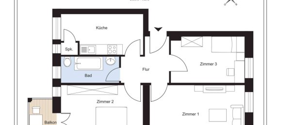 Apartamento de 2 habitaciónes en Prenzlauer Berg, Germany No. 348168 3