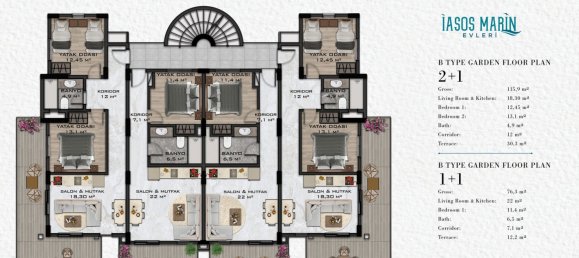 Wohnung 2+1 in Bodrum, Turkey, Nr. 6058 22