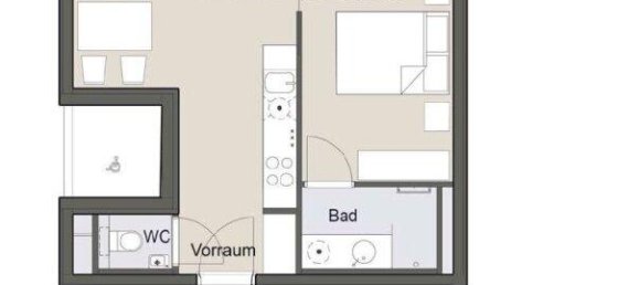 2غرفة شقة في Favoriten, Austria رقم 184660 12