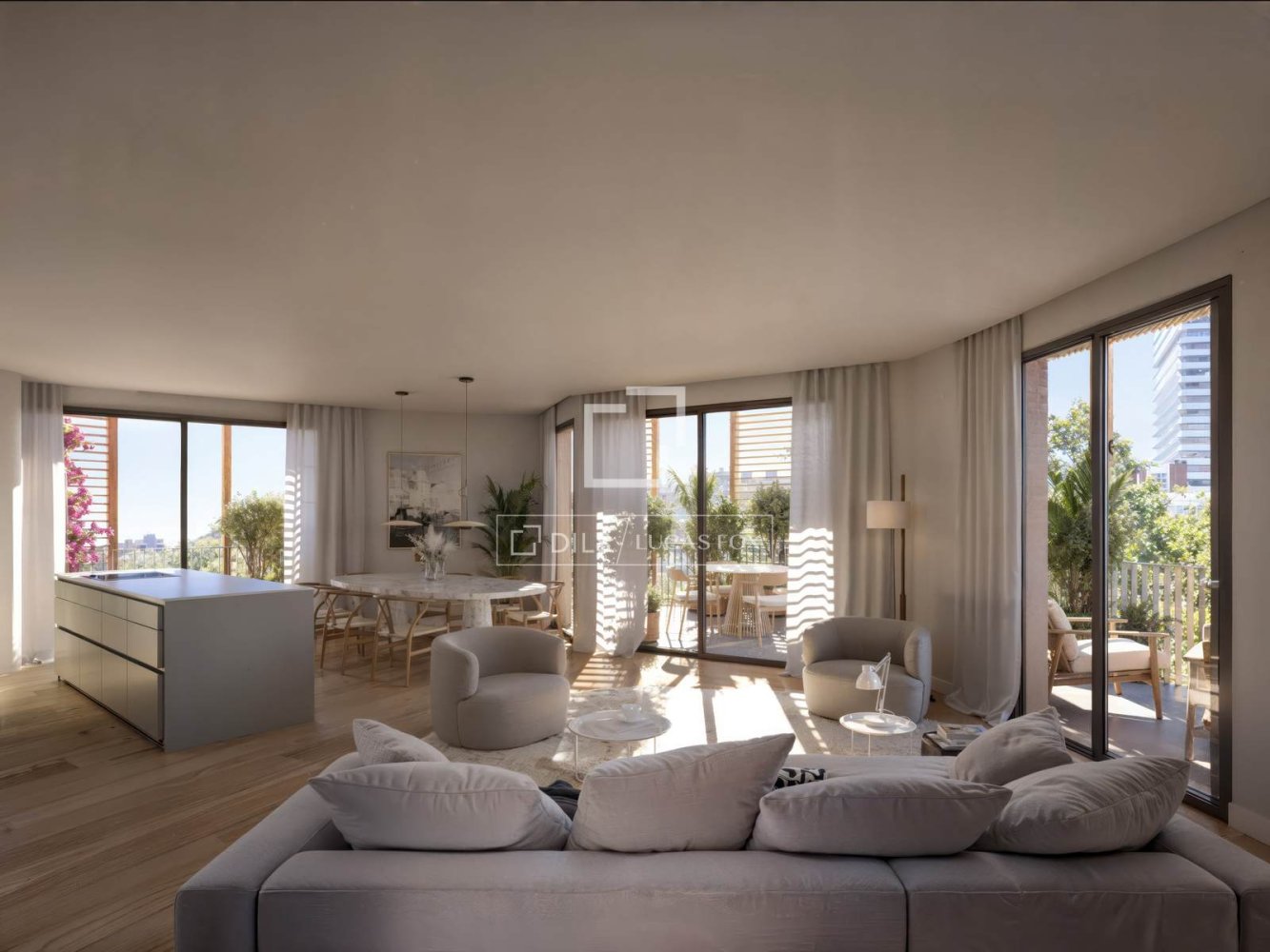 2 غرف نوم بانتهاوس في Barcelona, Spain رقم 352504