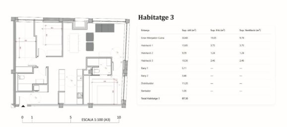 3 Schlafzimmer Wohnung in Vic, Spain, Nr. 146461 9