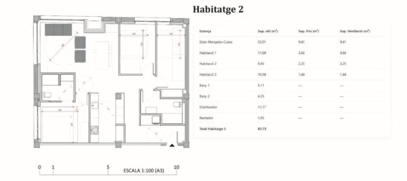 3 Schlafzimmer Wohnung in Vic, Spain, Nr. 146461 8