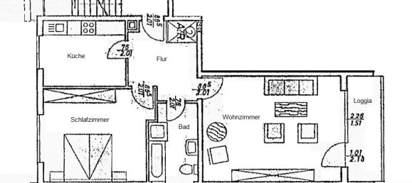 1 Schlafzimmer Wohnung in Unna, Germany, Nr. 120460 12