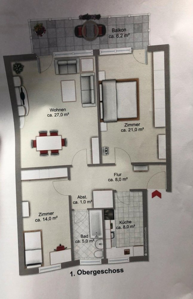 2 chambres Appartement à Bremen, Germany No. 270801