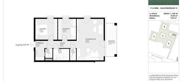 Casa de 3 habitaciónes en Ottakring, Austria No. 148885 15