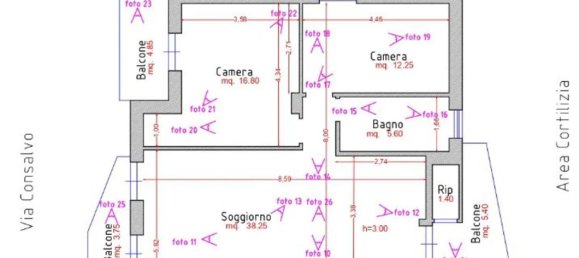 3 rooms Apartment in Naples, Italy No. 14176 17