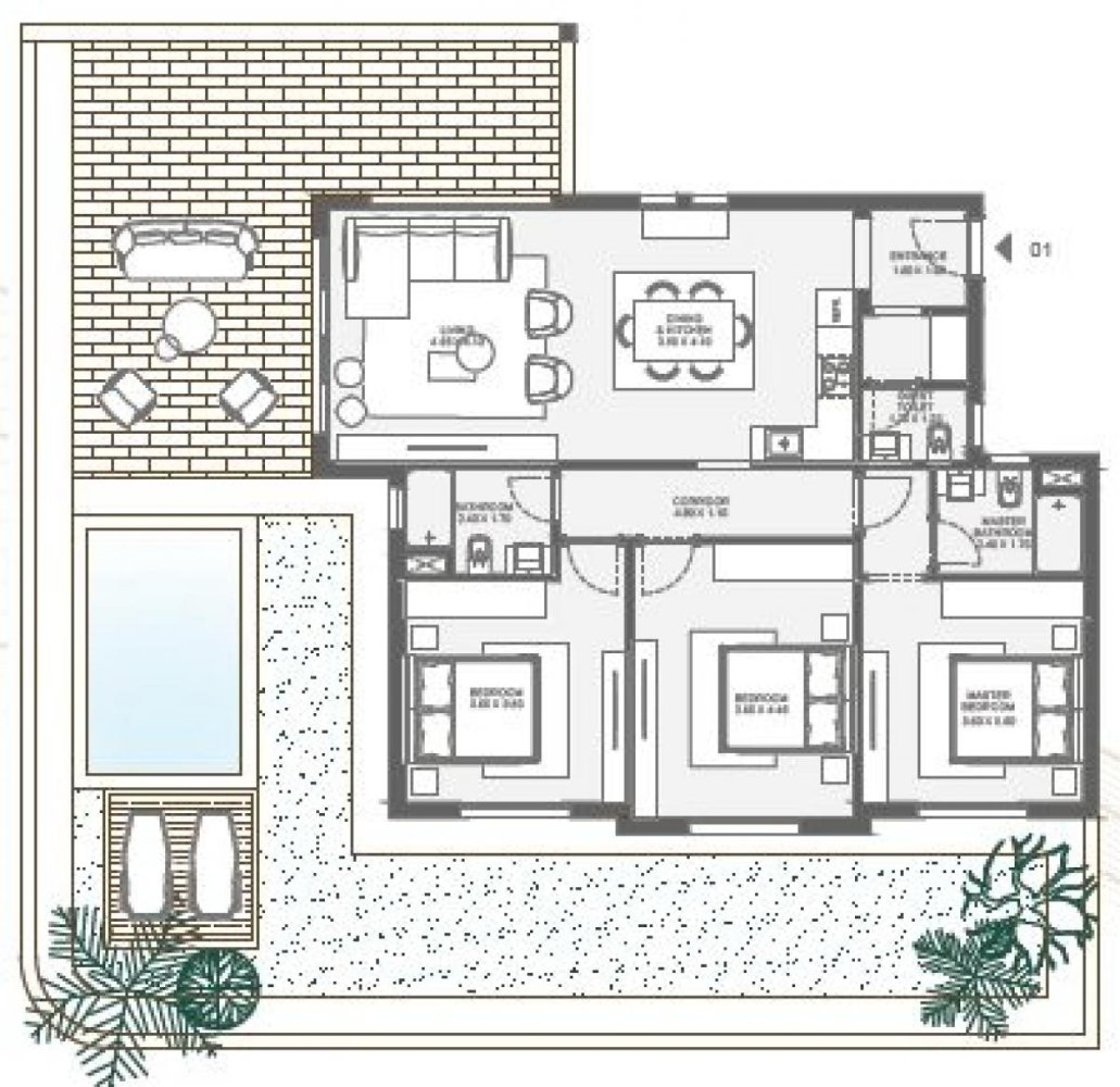 3 bedrooms Condo in Red Sea, Egypt No. 2133