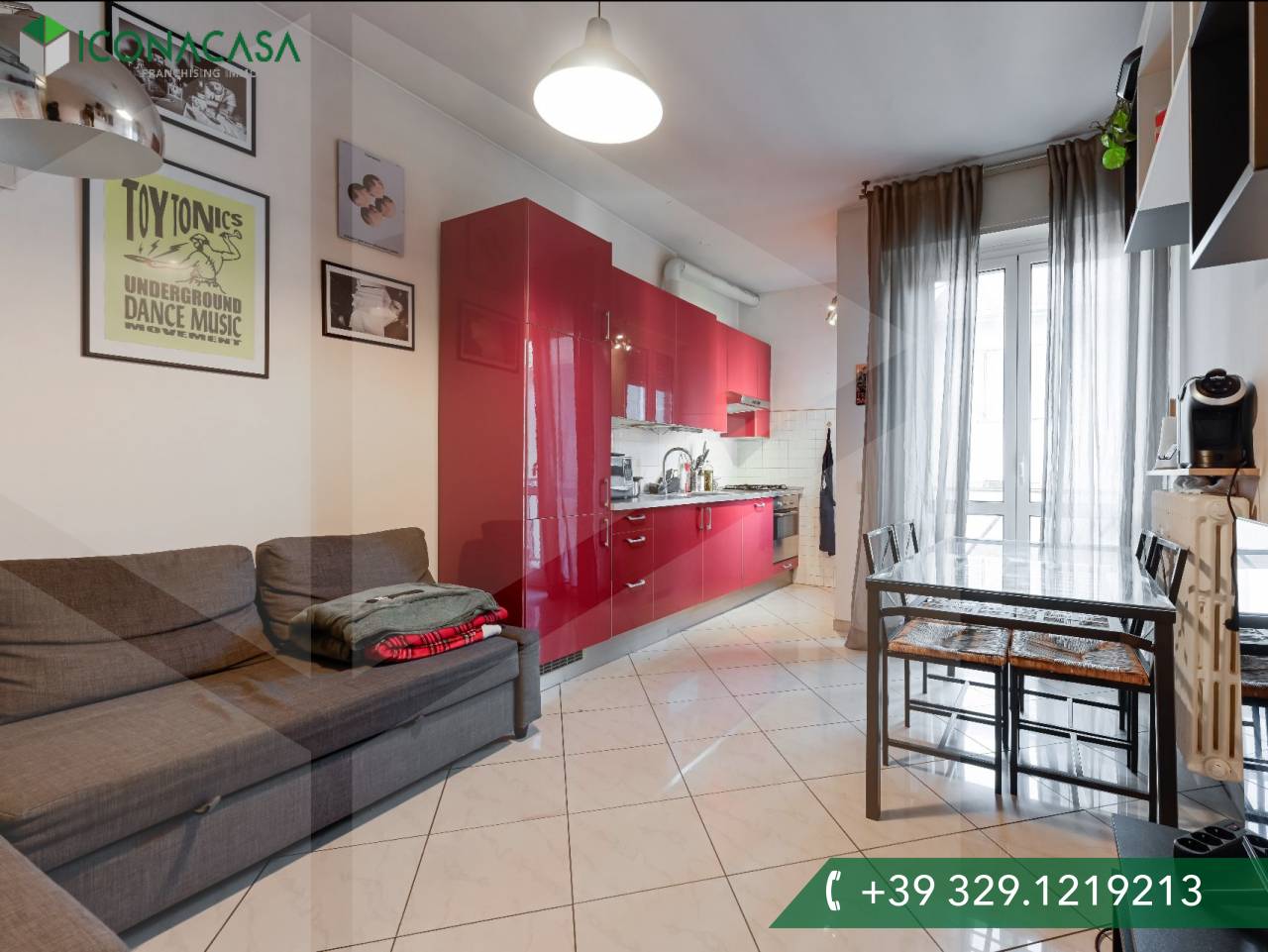 3 rooms Apartment in Milan, Italy No. 241457