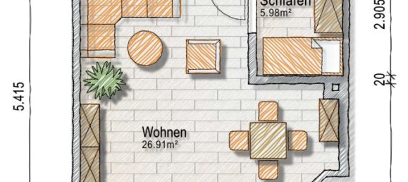 1 bedroom Apartment in Essen, Germany No. 224976 7