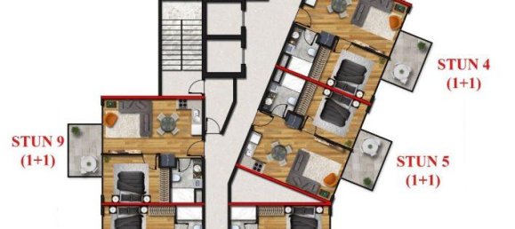 Apartamento de 2 divisões em Mahmutlar, Turkey N.º 9714 15