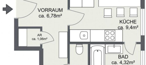 2 rooms Apartment in Favoriten, Austria No. 7272 13