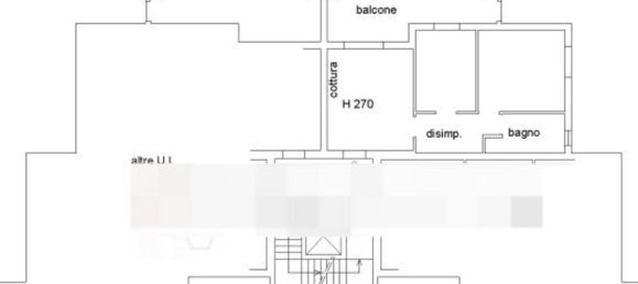 2 rooms Apartment in Alessandria, Italy No. 207206 3