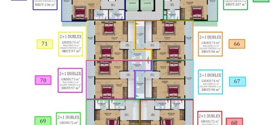 Apartment 1+1 in Avsallar, Turkey No. 31314 23