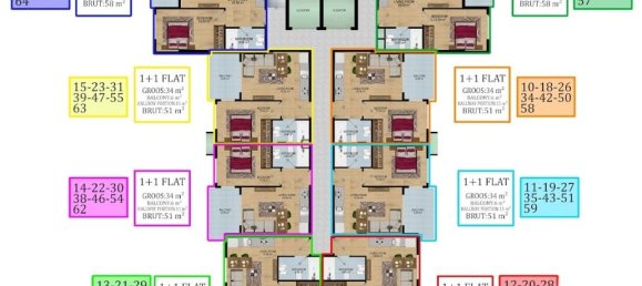 Apartment 1+1 in Avsallar, Turkey No. 31314 19
