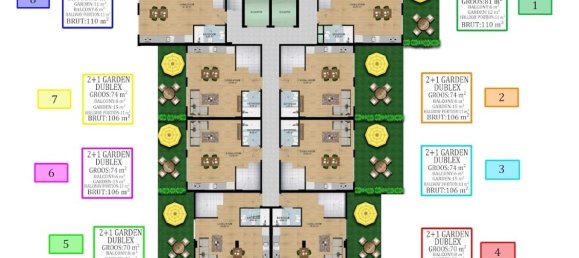 Apartment 1+1 in Avsallar, Turkey No. 31314 21