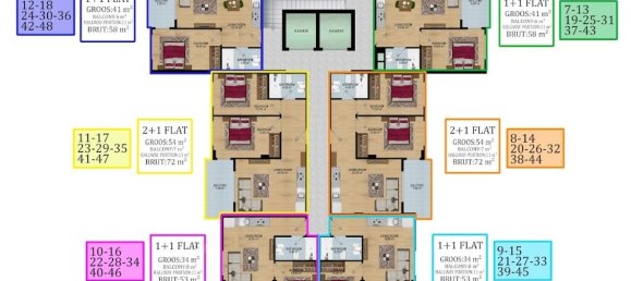 Apartment 1+1 in Avsallar, Turkey No. 31314 3