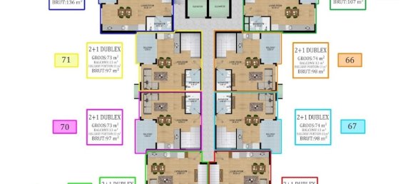 Apartment 1+1 in Avsallar, Turkey No. 31314 20