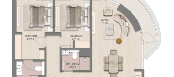 Студия в Рас-эль-Хайма, ОАЭ № 121126 11