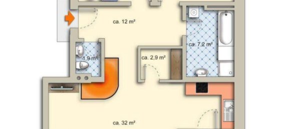 3-salle Appartement à Ebbs, Austria No. 257702 24