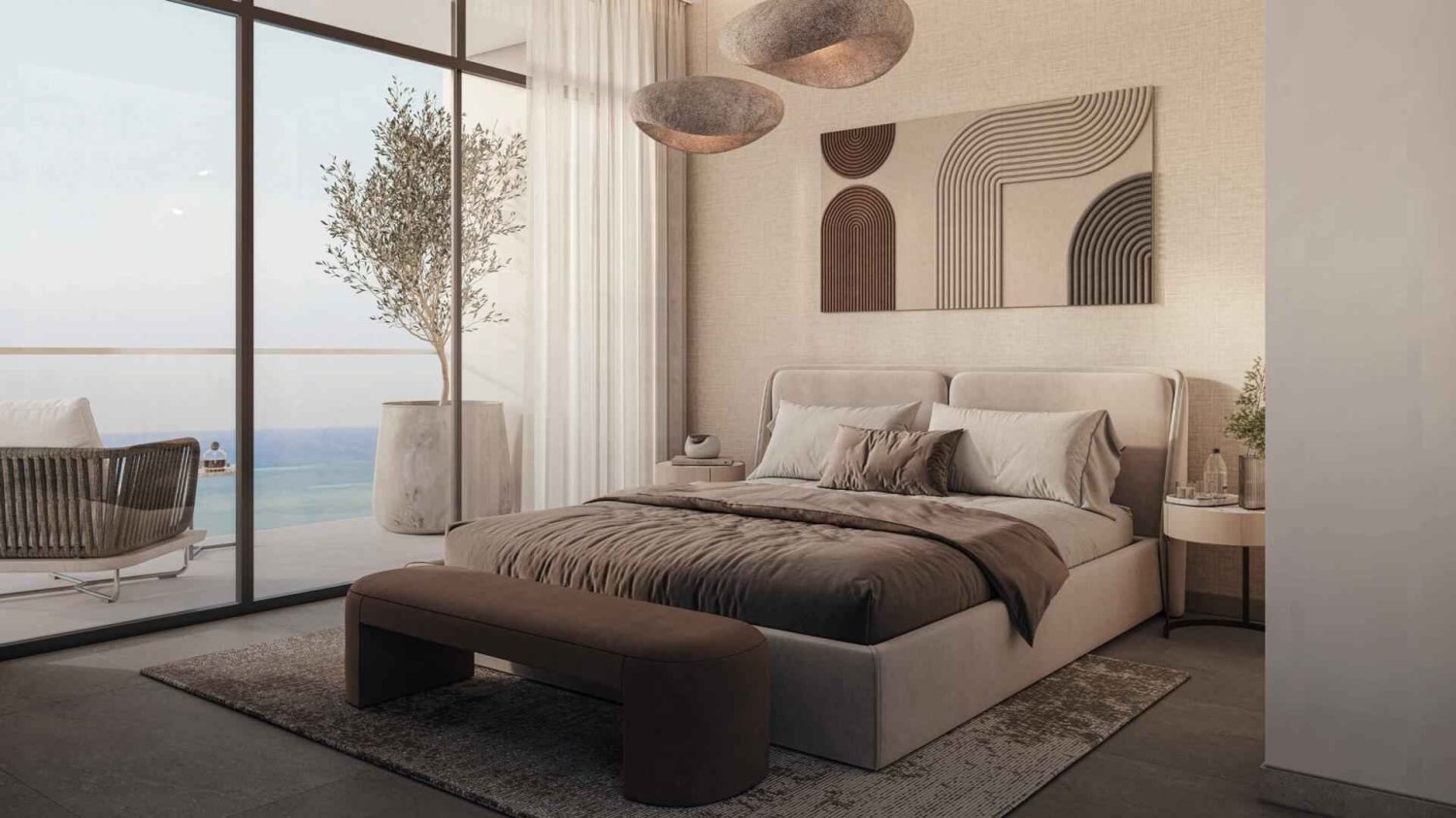 1 chambre appartement à vendre à Al Marjan Island, Ras Al Khaimah, UAE № 116449