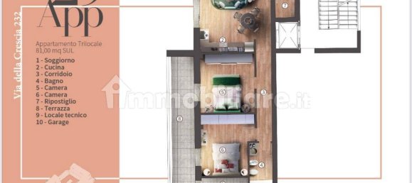 2 bedrooms Apartment in Campi Bisenzio, Italy No. 9902 11