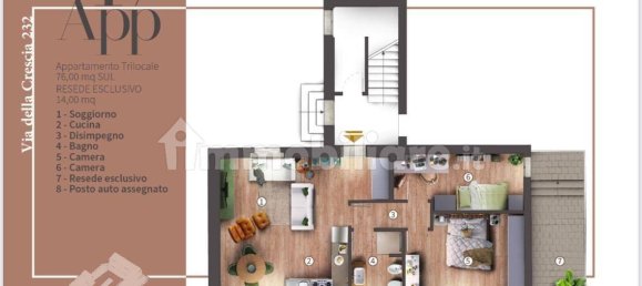 2 bedrooms Apartment in Campi Bisenzio, Italy No. 9902 13