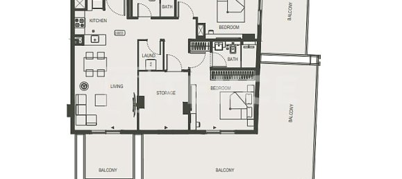 1 chambre Appartement à Jumeirah Village Circle, UAE No. 54530 2