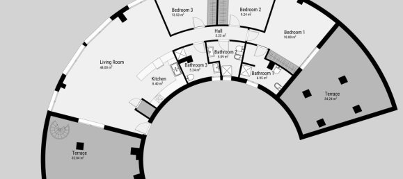 3 غرف نوم بانتهاوس في Estepona, Spain رقم 148330 17