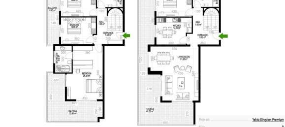 بانتهاوس 4+1 في Yekta Kingdom Premium, Mahmutlar, Turkey رقم 40077 21