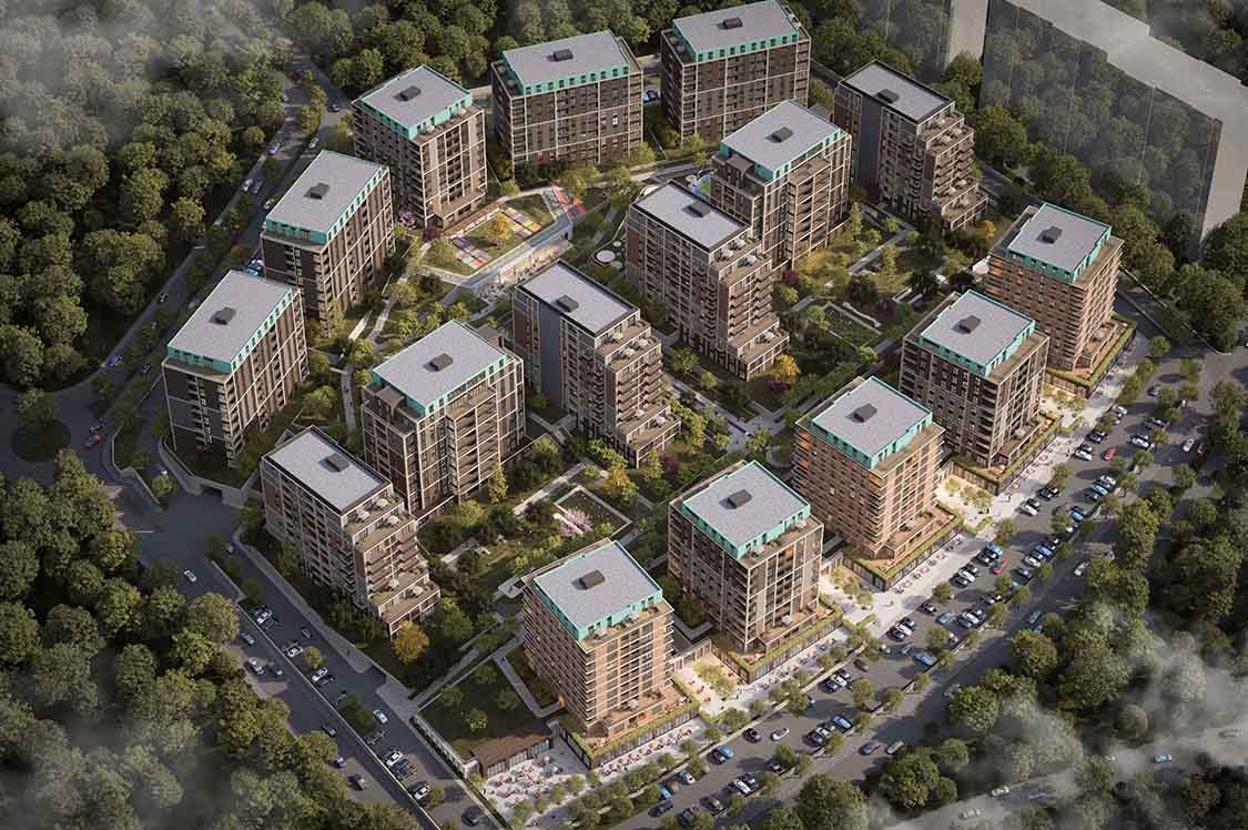 Квартира с 4 комнатами в Стамбул, Турция № 47999