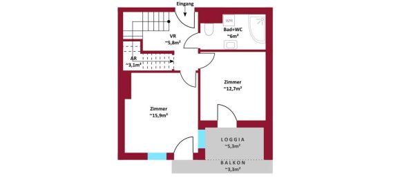 3 rooms Apartment in Schwechat, Austria No. 39507 14