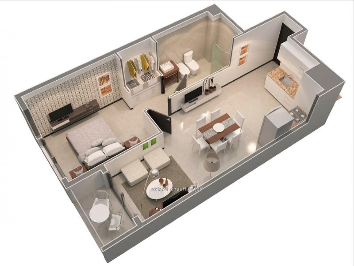 Studio in Montevideo, Uruguay No. 8202