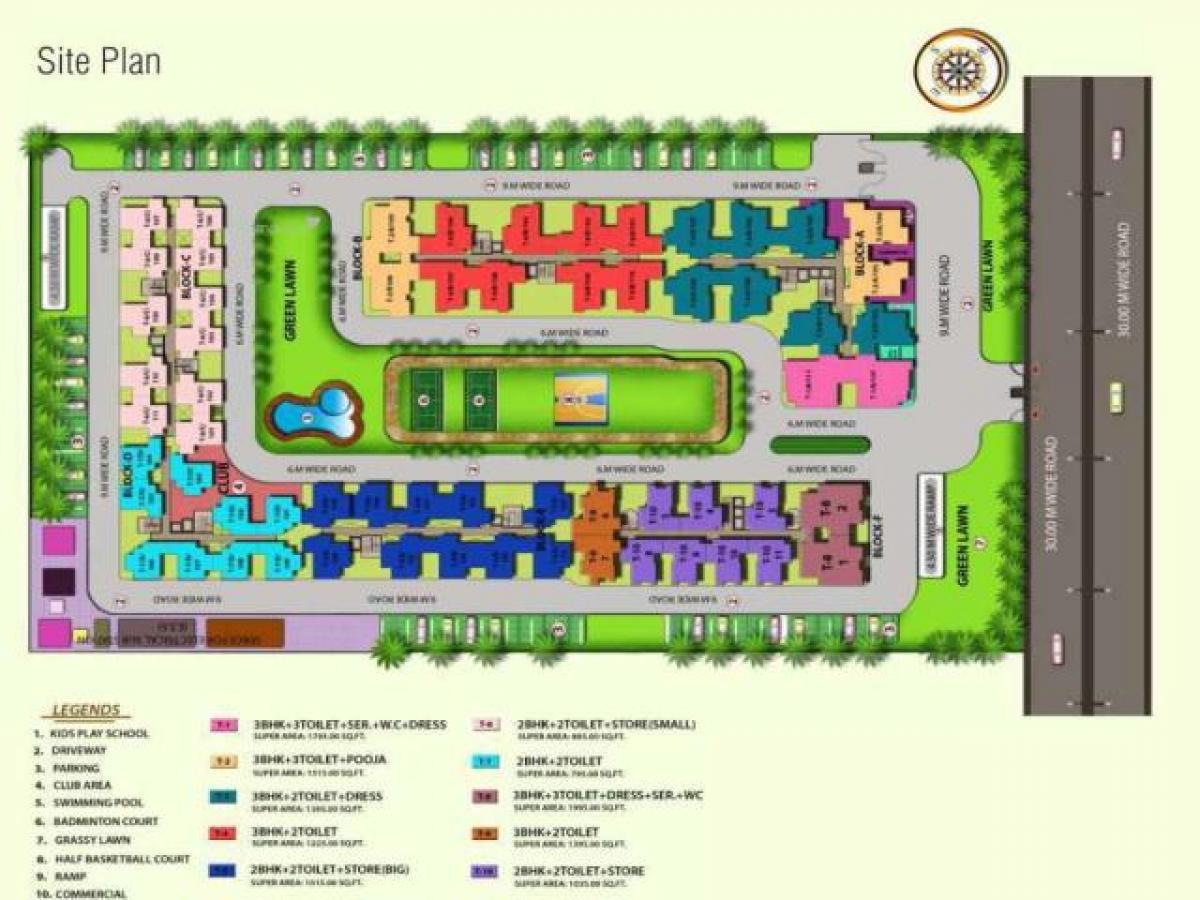 3 Schlafzimmer Haus in Ghaziabad, India, Nr. 63073