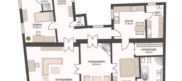 4 rooms Apartment in Vienna, Austria No. 147464 24
