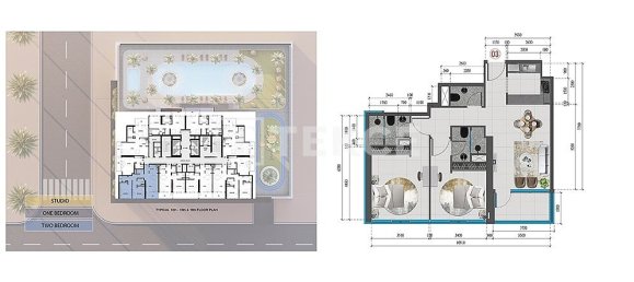2 Schlafzimmer Wohnung in Jumeirah Village Triangle, UAE, Nr. 64915 13