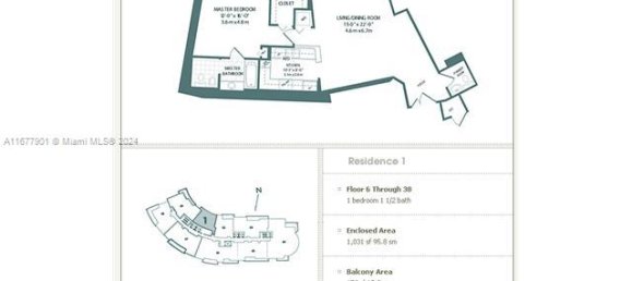 1 dormitorio propiedad comercial en venta en Miami, Miami-Dade, Florida, USA № 614685 4