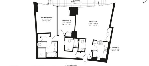 Квартира с 2 спальнями в Даунтаун Дубай (Даунтаун Бурдж Дубай), ОАЭ № 3210 13