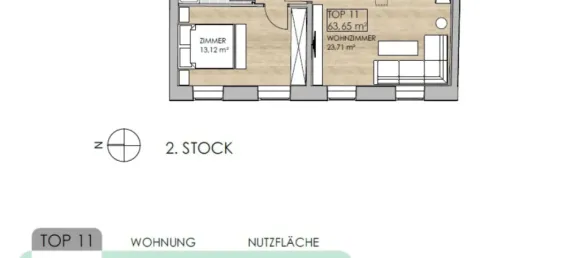 Apartamento de 2 habitaciónes en Hernals, Austria No. 239583 11
