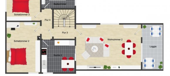 4 غرف نوم تاون هاوس في Gunzenhausen, Germany رقم 32025 19