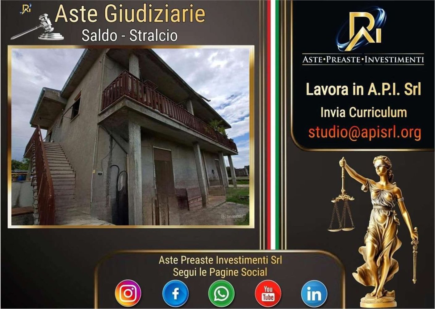 6 rooms Apartment in Anagni, Italy No. 203721