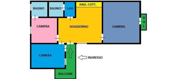Apartamento de 4 divisões em Messina, Italy N.º 47924 26