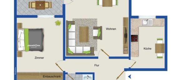 2-salle Appartement à Hochtaunuskreis, Germany No. 44767 8