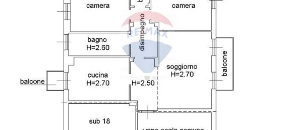Квартира с 2 спальнями в Понте Сан Пьетро, Италия № 317367 23