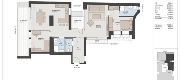 3 rooms Apartment in Josefstadt, Austria No. 206240 25