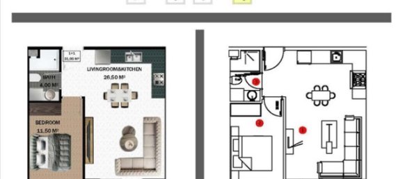 Appartement 2+1 à Gazipasa, Turkey No. 14002 29