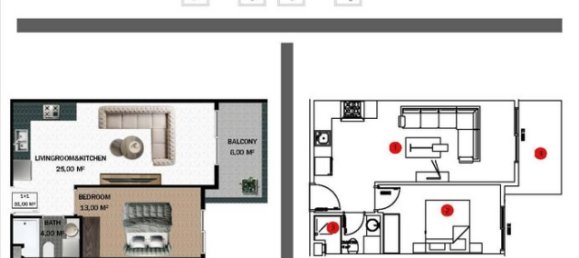 Appartement 2+1 à Gazipasa, Turkey No. 14002 24