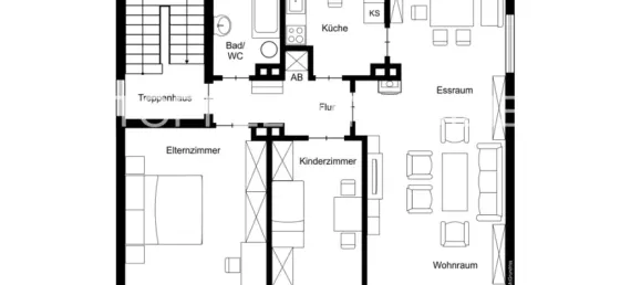 2 غرف نوم تاون هاوس في Bielefeld, Germany رقم 77366 10