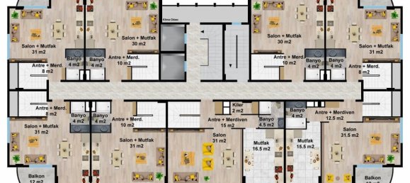 Apartment 1+1 in Oba, Turkey No. 31372 29