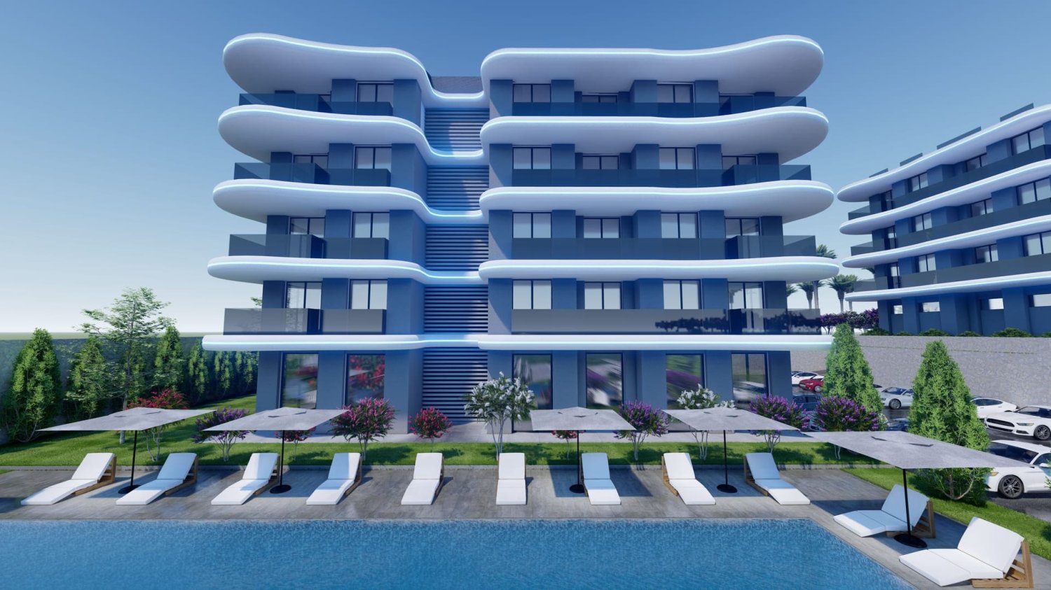 Apartment 1+1 in Lotus Sea Side, Okurcalar, Turkey No. 35165
