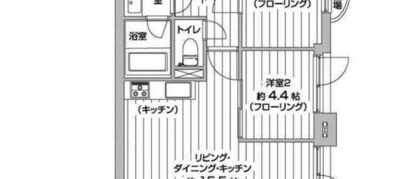 2 Schlafzimmer Wohnung in Hyogo, Japan, Nr. 3479 2